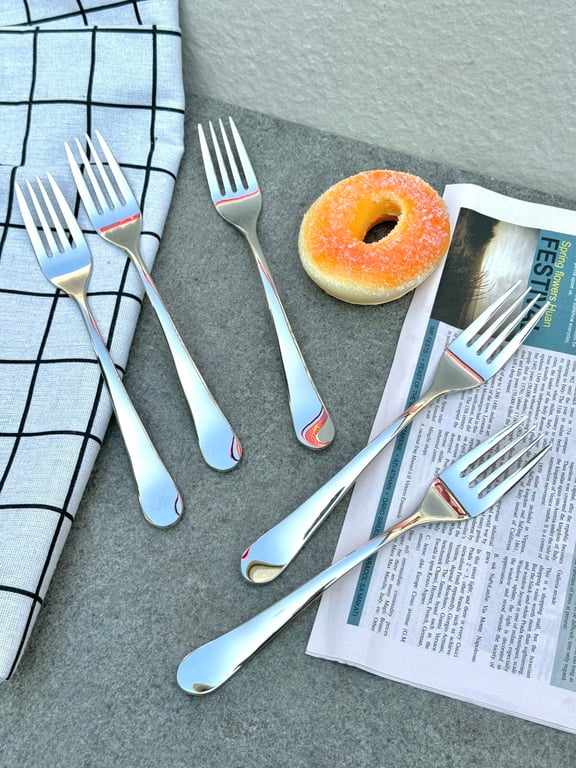 Set 5 dĩa inox cao cấp GS 21cm