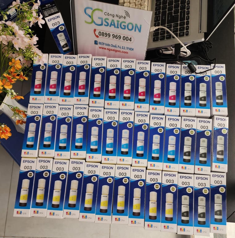 Mực In Epson C13T00V100  Màu Đen  (003) - Chính Hãng