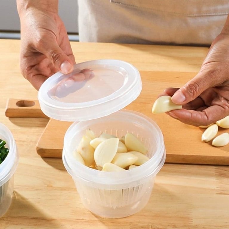 Hộp nhựa đựng thực phẩm hai lớp tiện ích Nakaya Nhật Bản