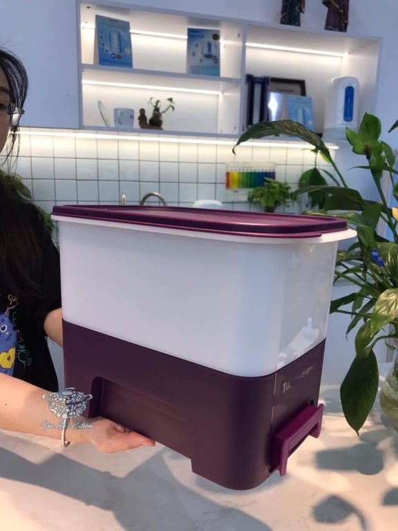 Thùng đựng gạo tupper ware