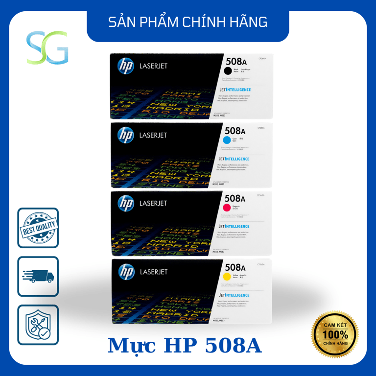 Bộ Mực HP Nhập Khẩu 508A LaserJet (CF360A) - Chính Hãng