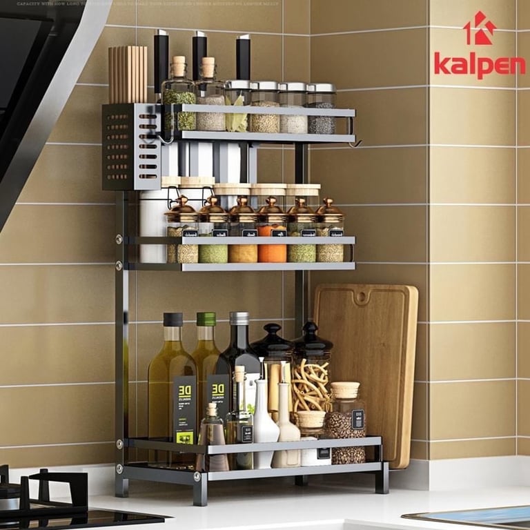 KỆ GIA VỊ NHÀ BẾP THÔNG MINH KALPEN