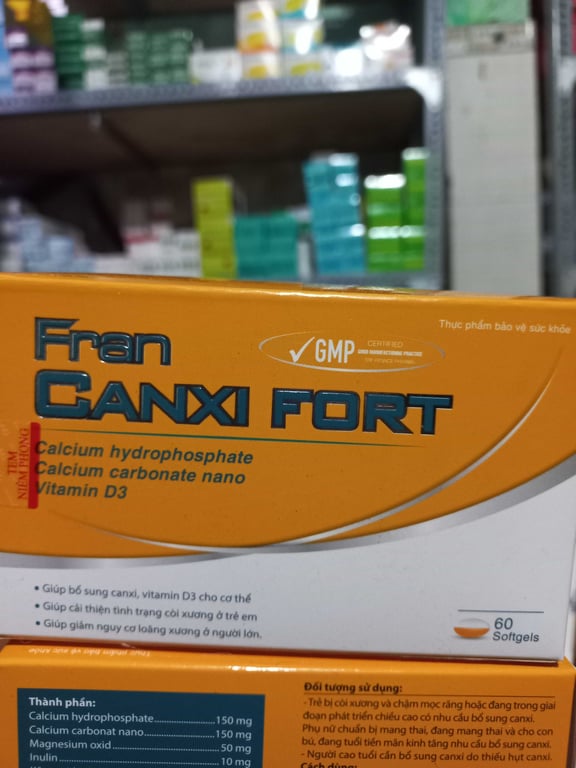 Canxi fort hộp 60v thức