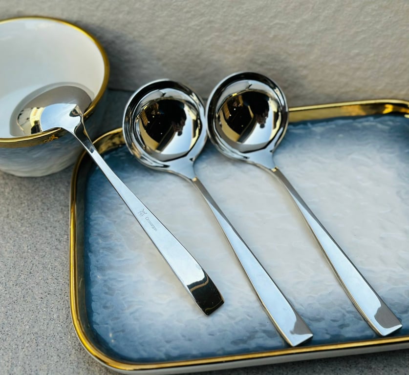 Muôi canh inox tráng gương cao cấp WMF 19cm