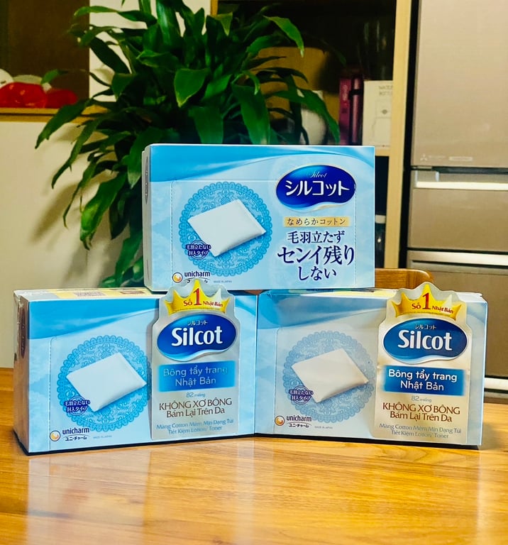 Bông tẩy trang Silcot số 1️⃣ Nhật Bản