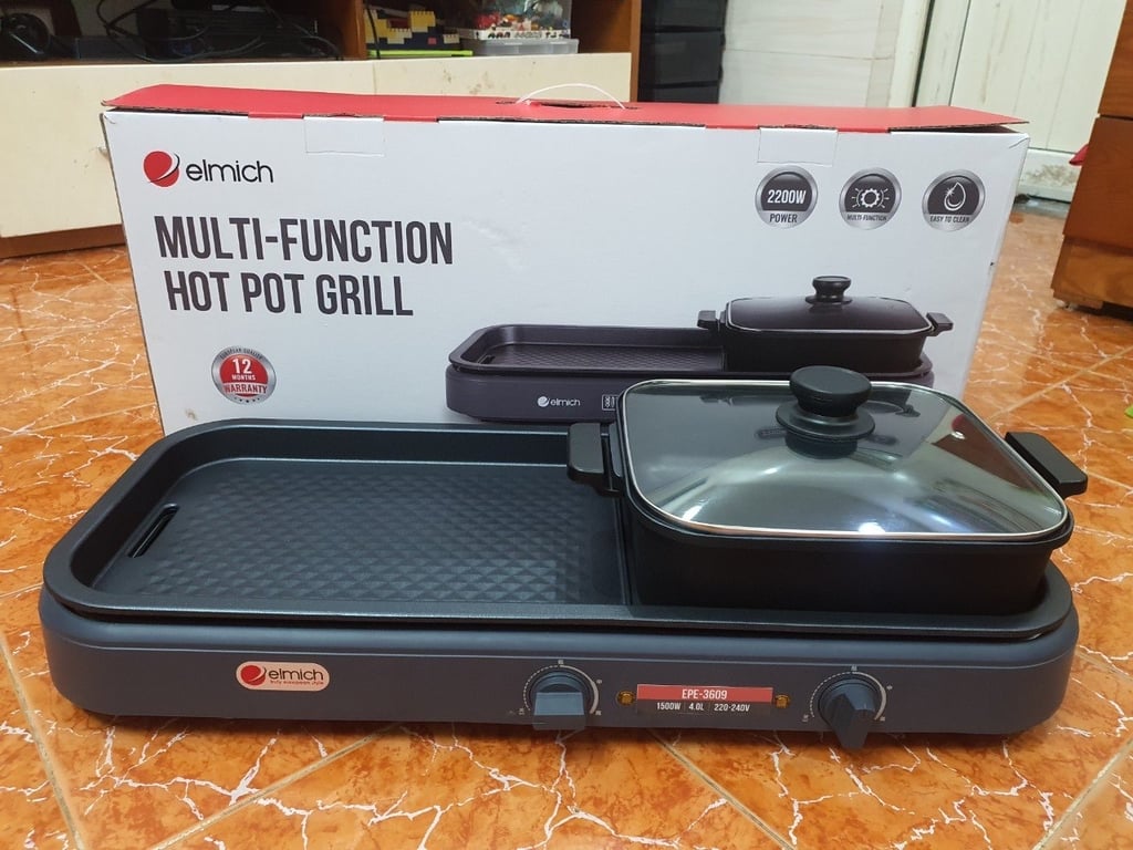 Bếp nướng lẩu đa năng Elmich EDA-0847