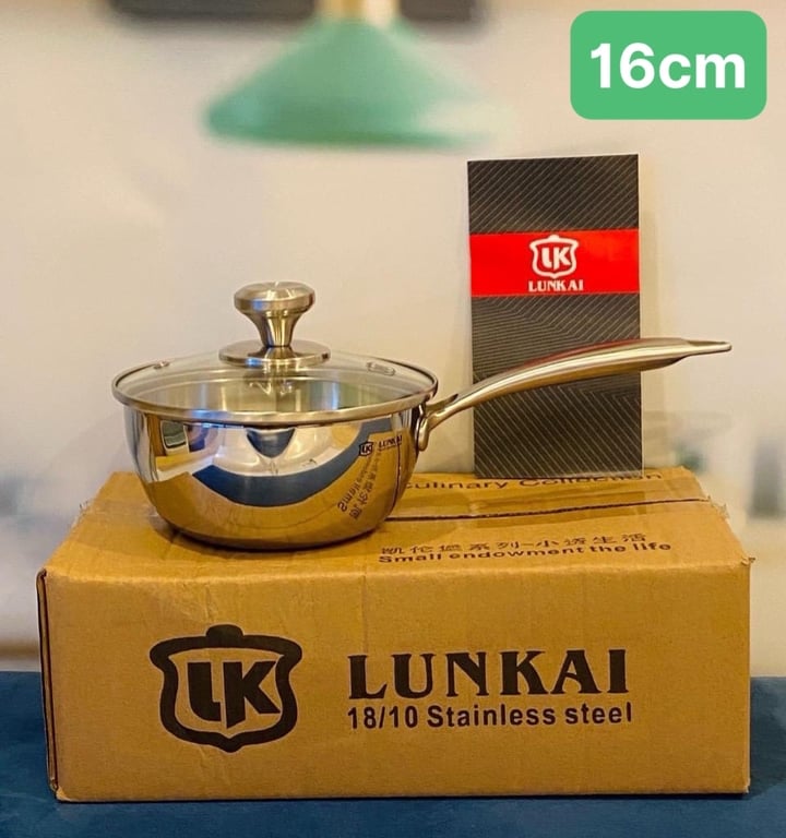 chảo LUNKAI có nắp sz 24cm