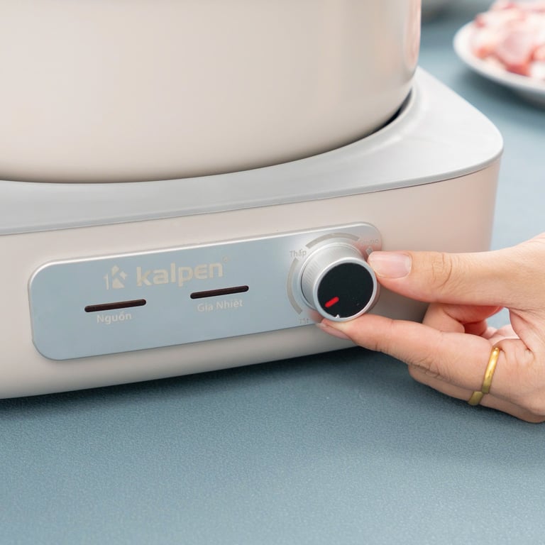 NỒI LẨU ĐIỆN KHAY LẨU THÁO RỜI KALPEN P33 DUNG TÍCH 5L