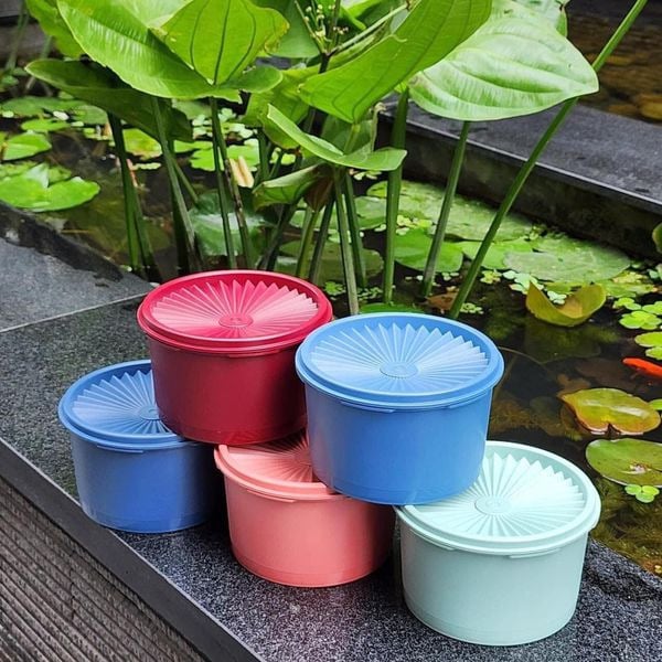 Set 5 HỘP MINI DECO TUPPERWARE 1L