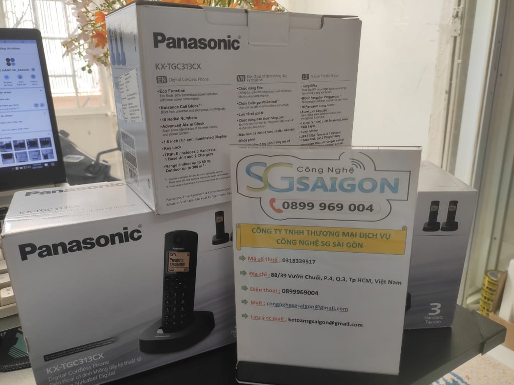 Điện Thoại Đàm Thoại Panasonic KX-TGC313CX