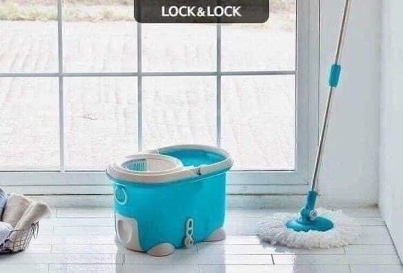 Cây lau nhà 360 độ Lock&Lock MOP-Q2-1 XANH DƯƠNG