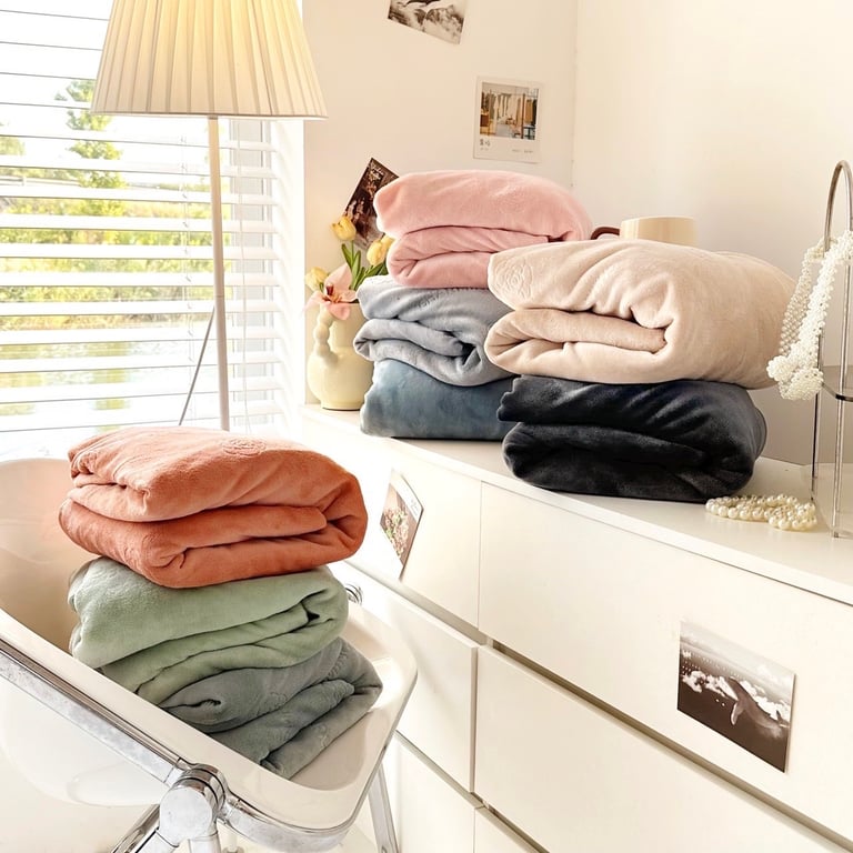 Set ga gối 4 món nỉ nhung CHT09