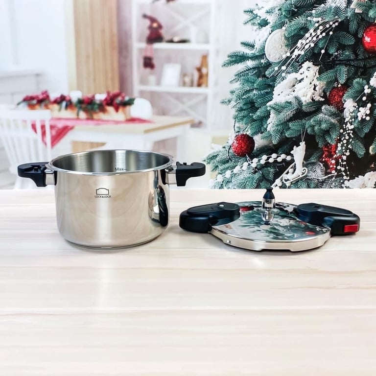 NỒI ÁP SUẤT BẰNG INOX LOCK&LOCK 4L LYD2182