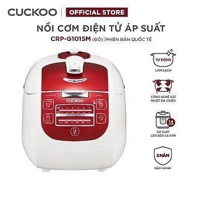 Nồi cơm áp suất điện tử CUCKOO 1.8L CRP-G1015M