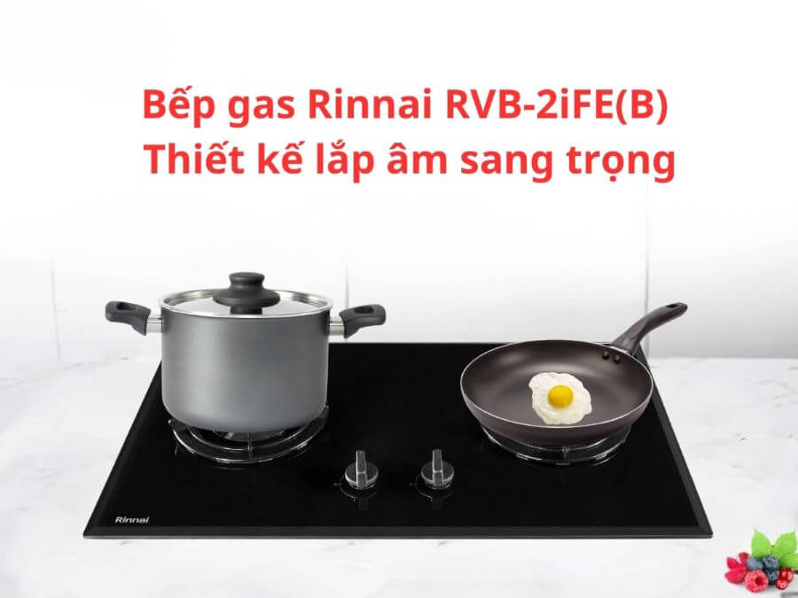 BẾP GAS ÂM RINNAI RVB-2IFE(B)