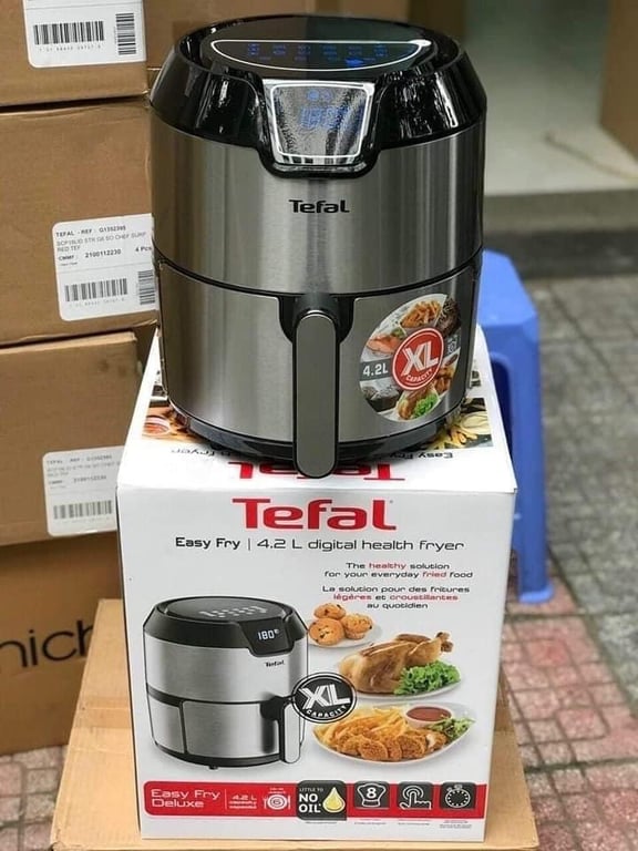 NỒI CHIÊN KHÔNG DẦU TEFAL EY401D155 dung tích 4.2 lít