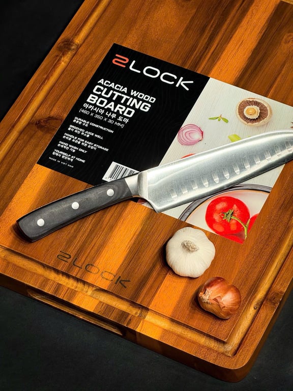 THỚT GỖ HÀN QUỐC 2LOCK SIÊU ĐẸP