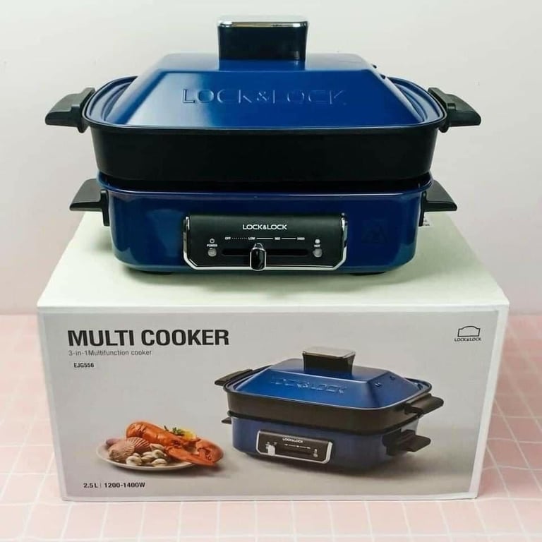 NỒI ĐIỆN ĐA NĂNG 3 TRONG 1 LOCK&LOCK EJG556