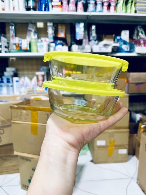 SET 5 HŨ THỦY TINH XANH CỐM SIU XINH !!!