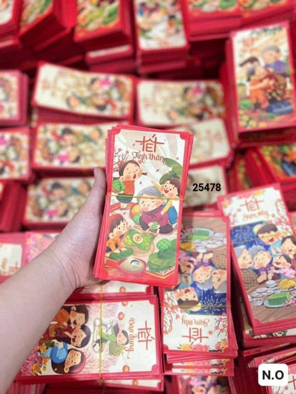 BAO LÌ XÌ - mẫu độc lạ LÌ XÌ GIA ĐÌNH TẾT NEW 2O24