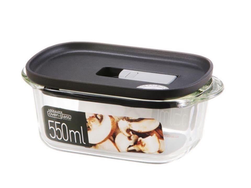 Hộp Thủy Tinh Chịu Nhiệt Lock&Lock Steam Hole LLG940 550ml