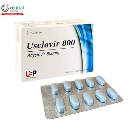 Acyclovir 800 usp h/
