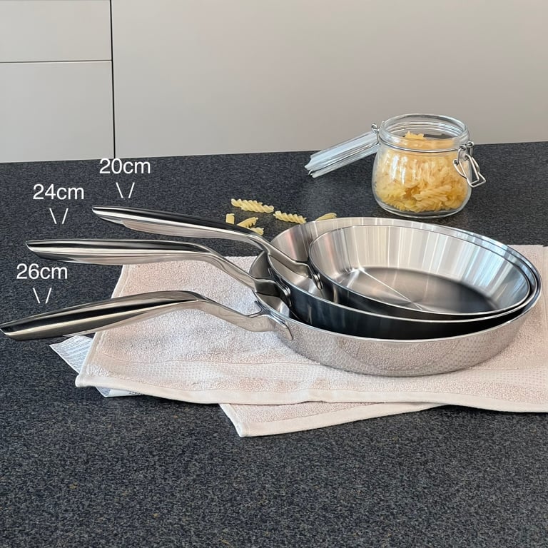 CHẢO INOX KAIYO CẠN SIZE 26