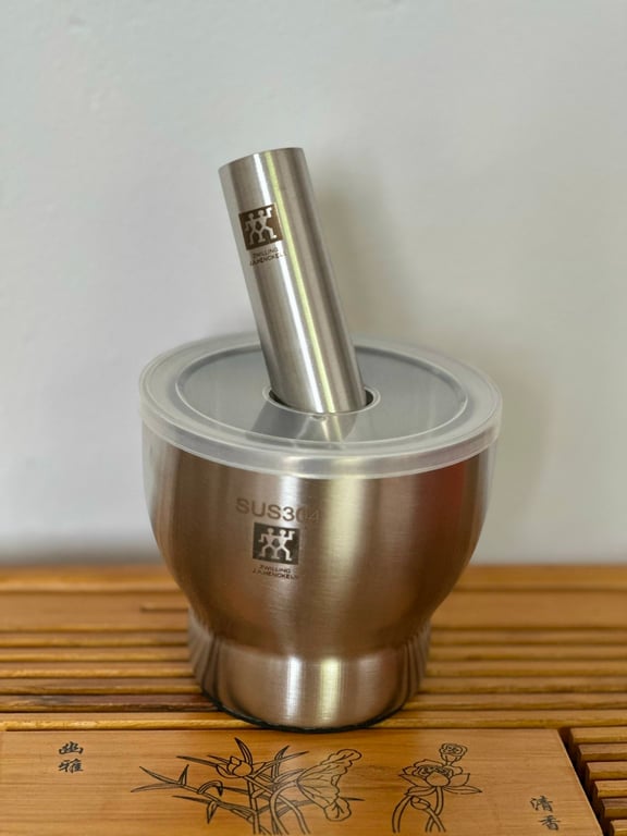 bộ Chày cối Inox 304  cỡ sz 13cm zwilling