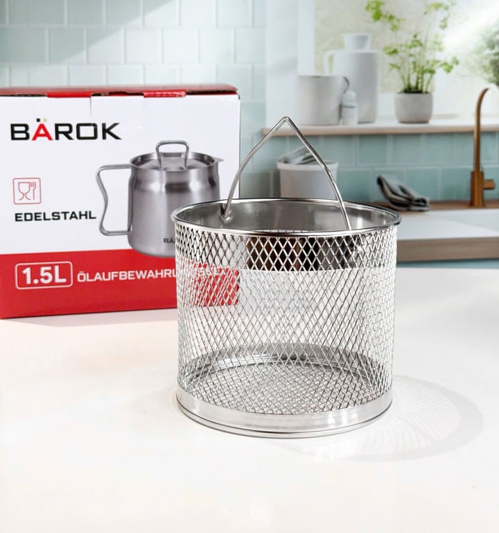 Ca lọc kiêm chiên ngập dầu Barok Gemany 1.5 lit