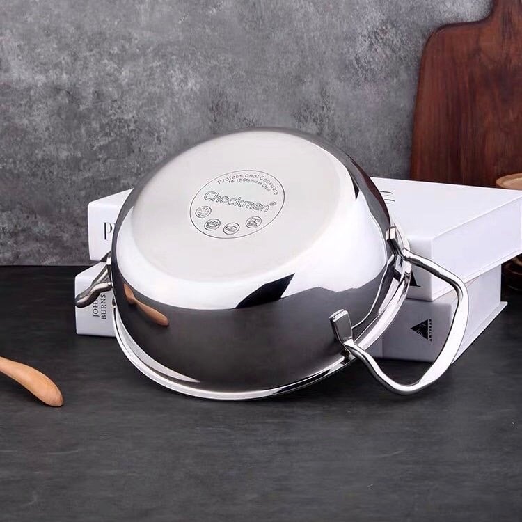 Nồi 2 quai Chockmen 18cm vung kính CKM102