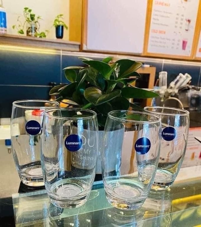 Bộ 6 ly làm từ thủy tinh cao cấp luminarc 350ml