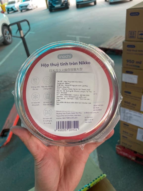 HỘP THỦY TINH NIKKO 950ML