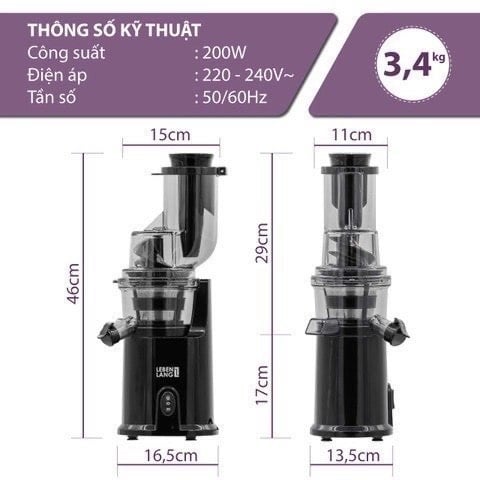 Máy ép chậm LEBENLANG LBSS04