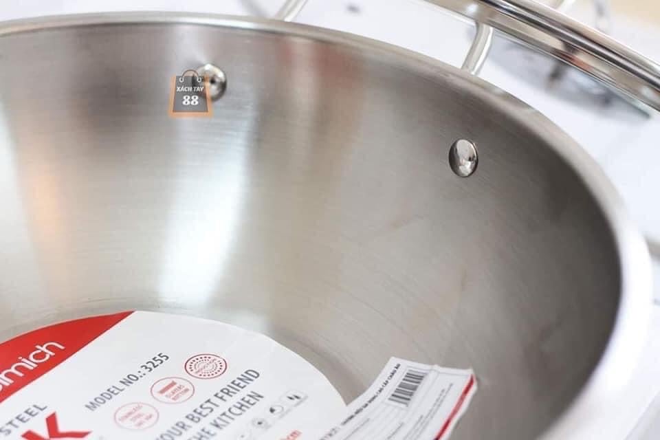 CHẢO INOX 5 ĐÁY ELMICH HÀNG NGUYÊN ZIN CHÍNH HÃNG
