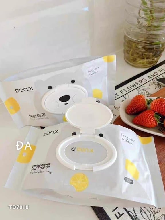 Set 100 túi màng bọc thực phẩm mẫu mới cực tiện gọn mà rất dễ dùng nha