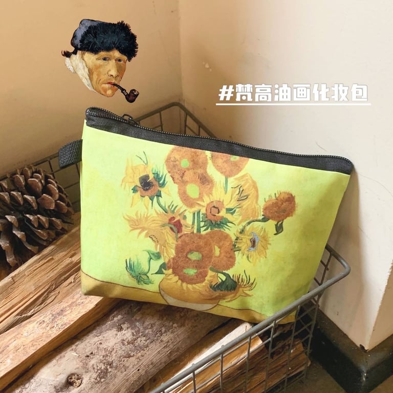 Set 3 túi hoạ tiết tranh Van Gogh