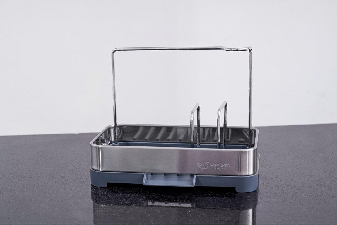 Giá để đồ rửa chén tích hợp thanh treo khăn tiện lợi Kaiyo