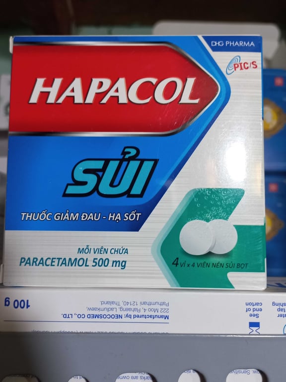 Hapacol 500mg h/16v sủi