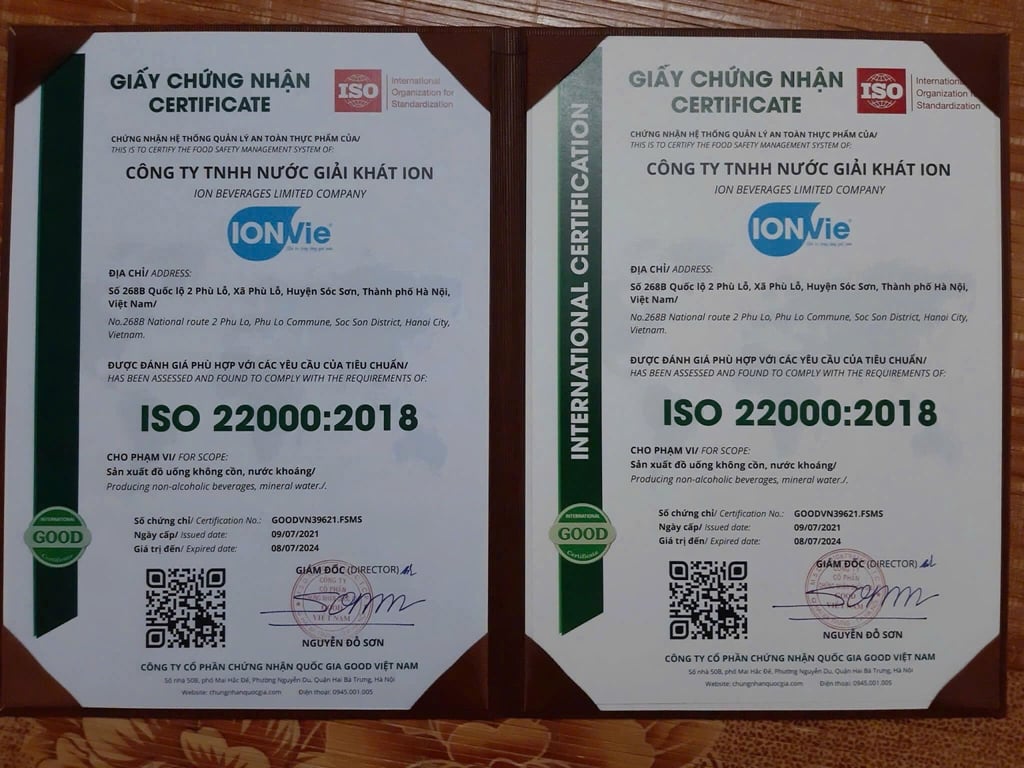 NƯỚC UỐNG KIỀM IONVie