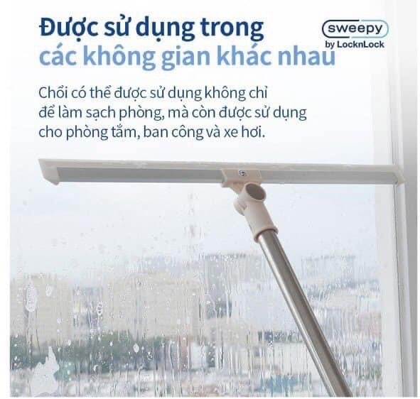 Cây lau sàn phẳng, gạt nước sàn nhà, chổi gạt kính đa năng Sweepy - ETM975