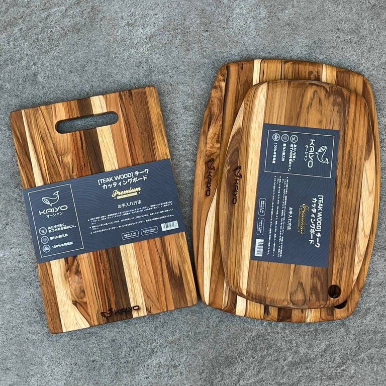 🪵🪵THỚT GỖ TEAK KAIYO size S, M