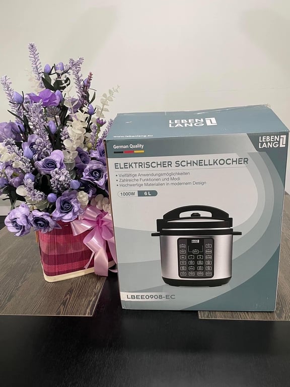 Nồi áp suất điện Lebenlang LBEE0908-EC 14in1 - Thương hiệu Lebenlang Đức