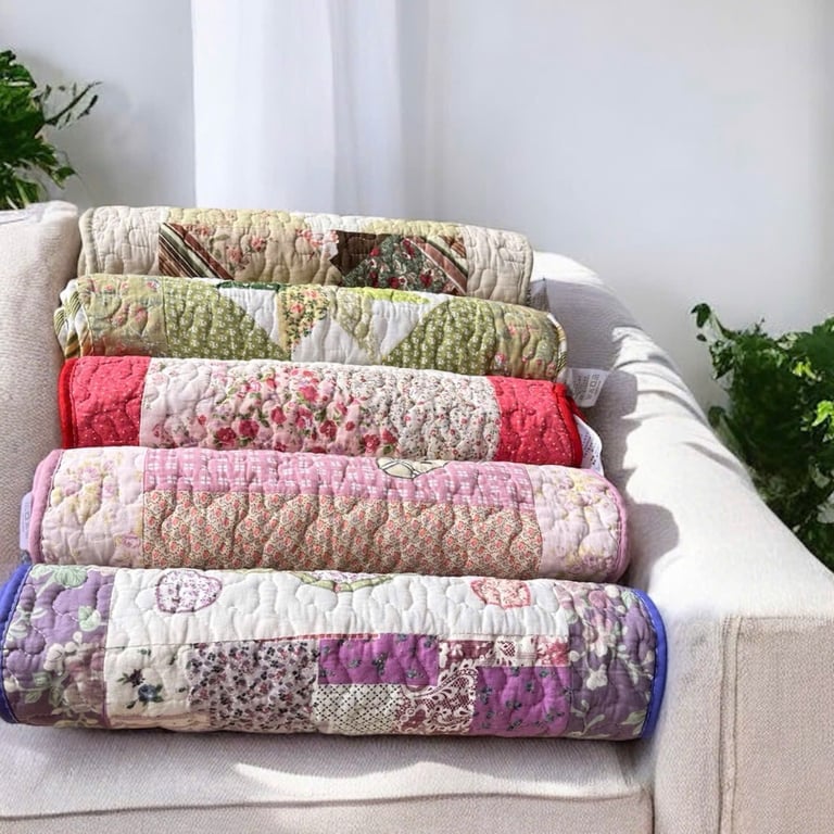 SET 5 THẢM QUILT VINTAGE NIKKA NHẬT- NK06