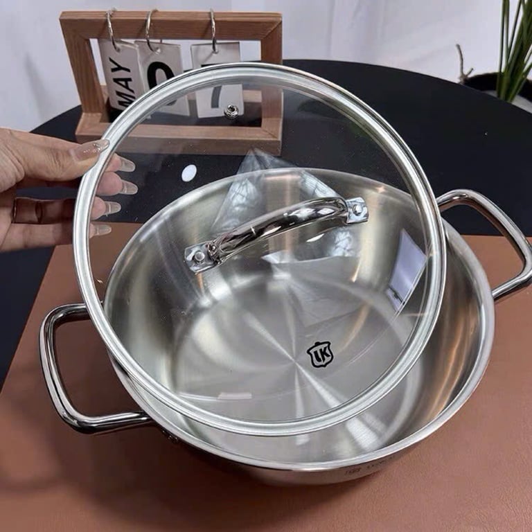 LK593/594 - Nồi hai quai liền khối Lunkai 24-26cm