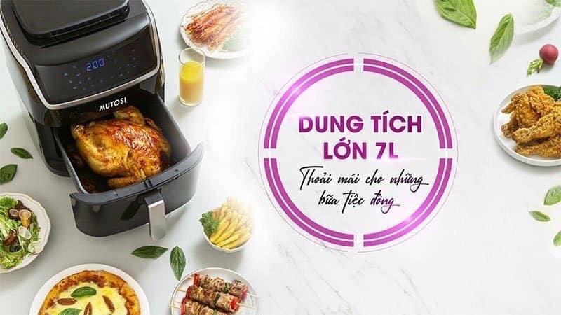 Nồi Chiên Không Dầu kiêm hấp MF-S102