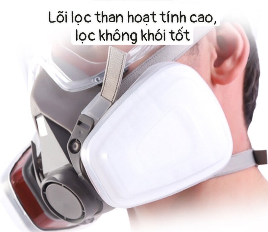BỘ MẶT NẠ PHÒNG ĐỘC, CHỐNG KHÓI KÈM KÍNH 6200