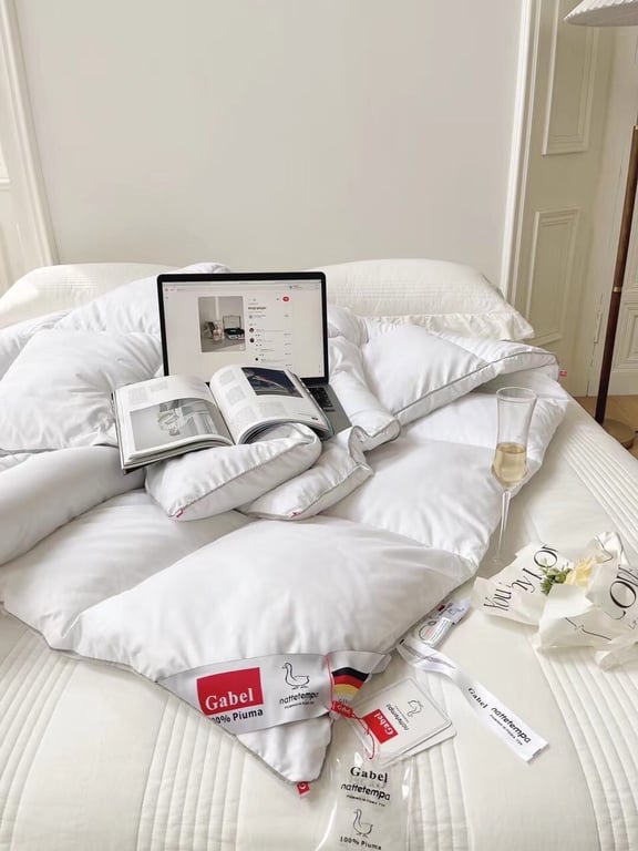 Chăn lông ngỗng xịn hàng xuất Italia 2m x 2.3m CHT10, nặng 3,5kg