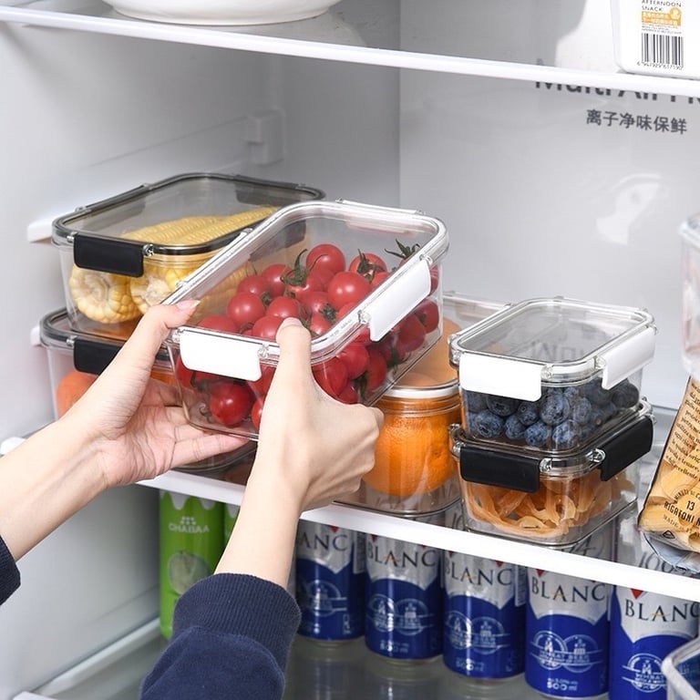 Bộ 3 Hộp Chữ Nhật đựng thực phẩm Nhựa ABS