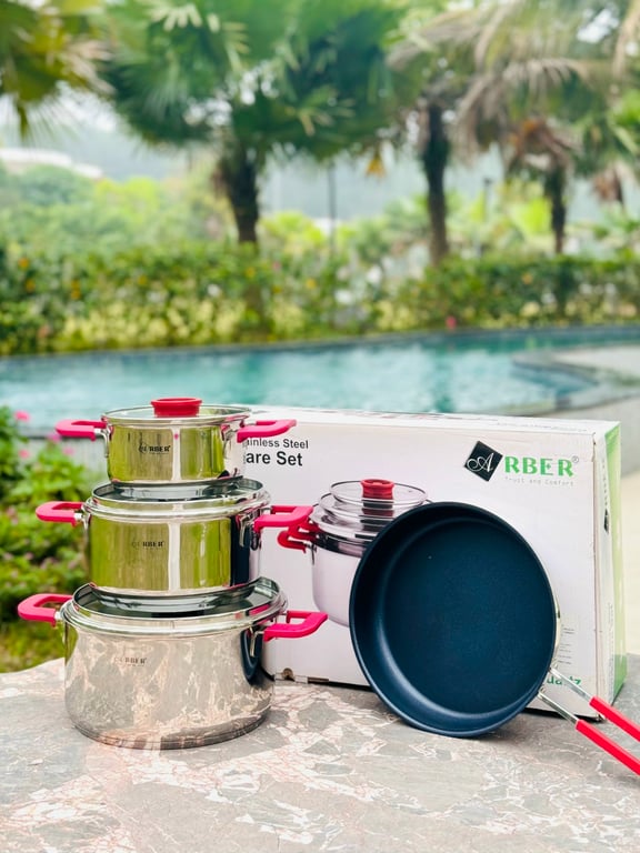 ✨BỘ NỒI ARBER ROSE QUARTZ NÉT CĂNG✨