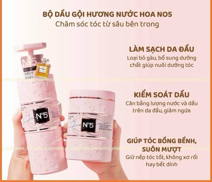 CẶP DẦU GỘI XẢ N5